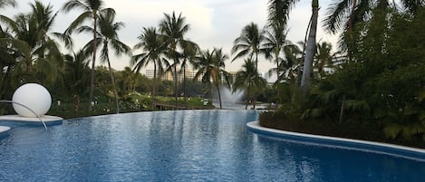 One of many beautiful pools.