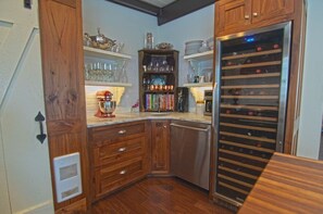 Wine cooler, wet bar