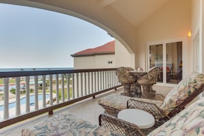 Your daily view of the ocean and pools.