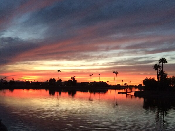 Magnificent Sunset from Backyard!