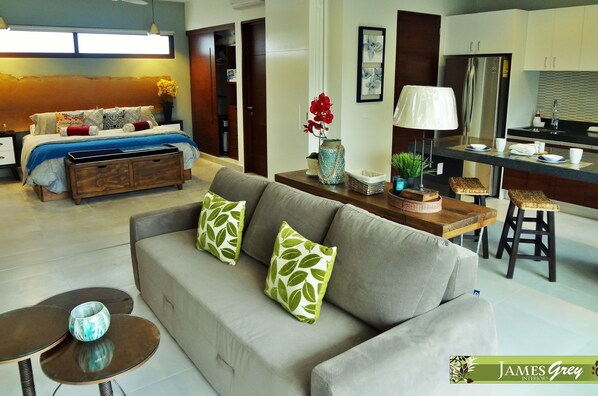 The sofa is comfortable to lounge on or to pullout to sleep