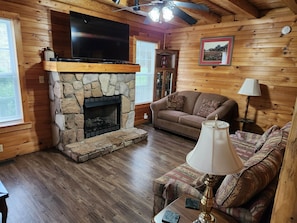 Living Room with Smart TV