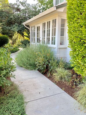 Path to Side Sunroom Entrance