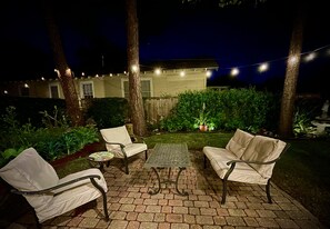 Patio with comfortable seating