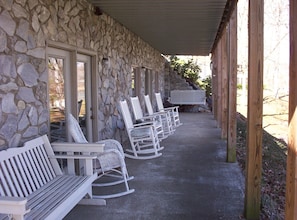 Rocking Porch - lower level