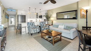 Open Floor Plan - Living, Dining & Kitchen