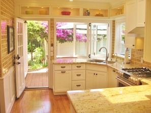 New Sunny Gourmet Kitchen with Huge Skylight Above