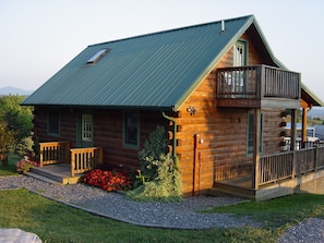 Cute and cozy log cabins. We have two of them on the farm.