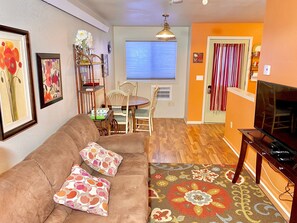 Main Level Living Room looking toward front door. 