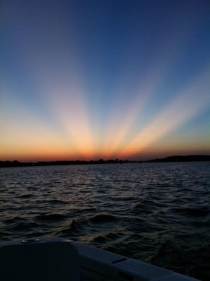 sunset from dock