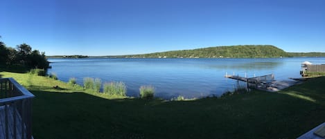 View from cabins