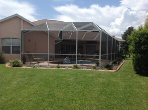 Fully screened private pool