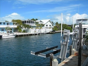 View of the Canal and the dock.