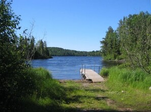 Our shoreline on Everett Lake