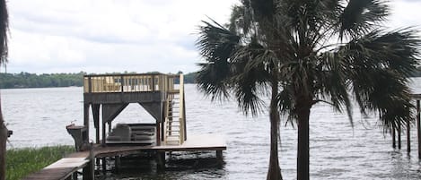 View of Private Dock and Lake