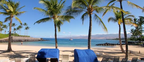 Private Mauna Lani Beach Club - access is provided with rental