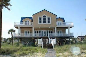 View of house from beach