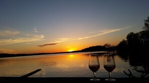 view from our private pier