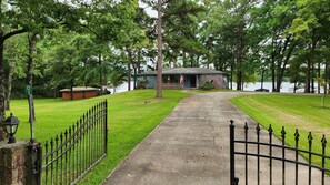 from driveway
