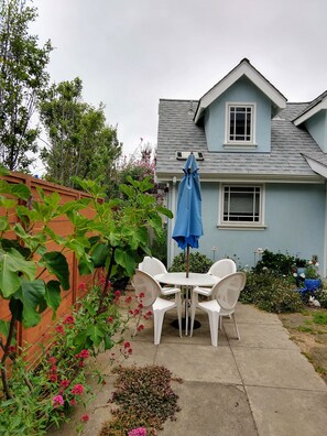 Patio dining area