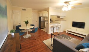 Open Floor Plan - Living Dining and Kitchen