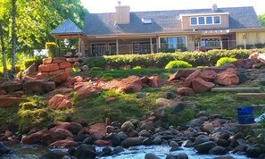 Huge yard and home on the water