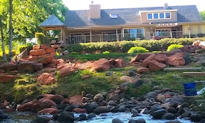 Huge yard and home on the water