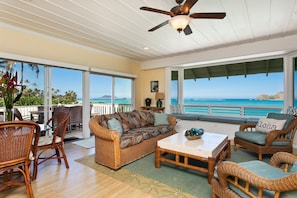 Lots of open living space and stunning views