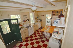 Kitchen with laundry room