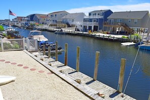 Home is located on 50 feet of bulkhead. Cul-de-sac, so no boat traffic. 