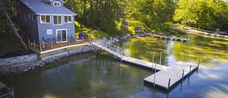 Lakeside living at its best.
