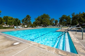 Private pool 30 seconds from townhome.  Swim, relax and enjoy!!