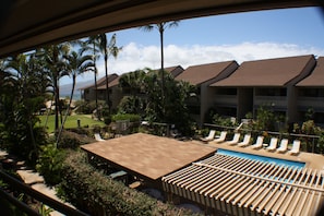 Pool is just steps away
