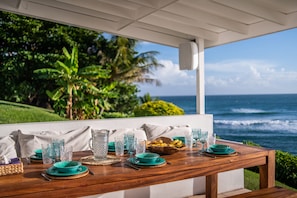 Poolside Dining area