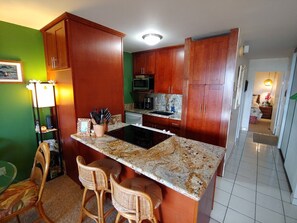 Kitchen, hall, entry, bedroom
