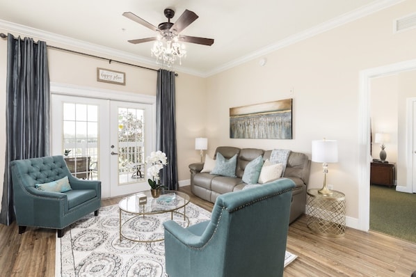 The main living area enjoyed a full reno! Everything is new inc./ wood floors!