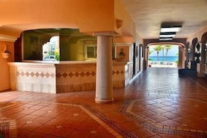 lobby and beach access