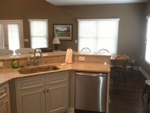 Kitchen to breakfast nook and table