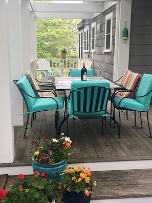Relax with a book on one of our two decks. Enjoy BBQ'ing and outdoor dining.