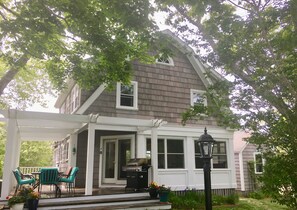 Cape Cod style home, tucked away on a quiet private way with stunning views 
