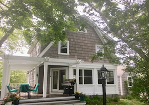 Cape Cod style home, tucked away on a quiet private way with stunning views