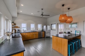 Plenty of space to make meals and share stories