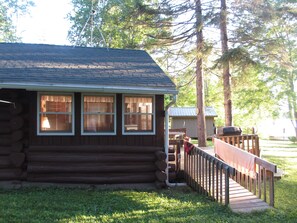 Ramp to the deck