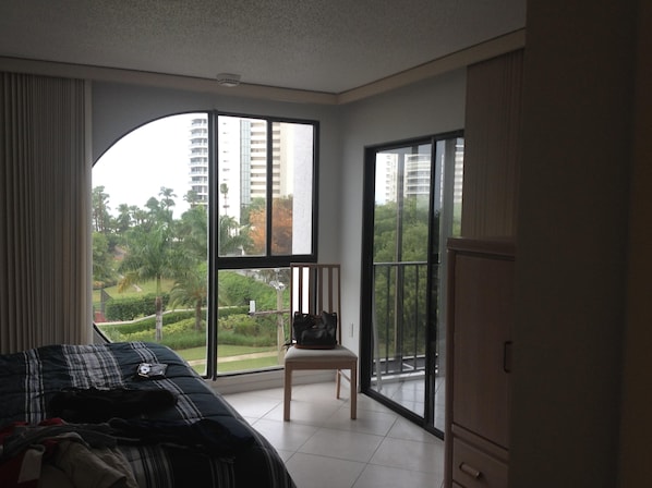 Master bedroom looking out at ocean