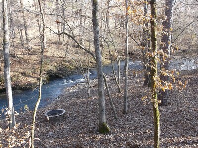 " Perfect New Cozy Romantic Studio Cabin for two "  Quiet stream setting