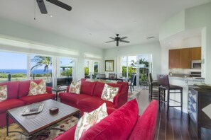 Great room with ocean views