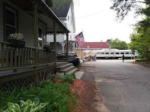 Steps to the Hobo Railroad & Boardwalk!