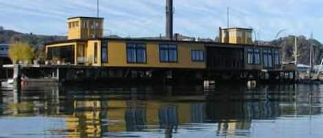 Yellow Ferry on a Fall Morning