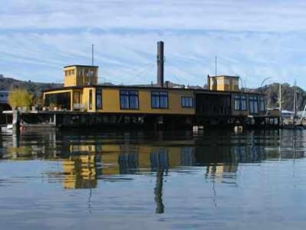 Yellow Ferry on a Fall Morning