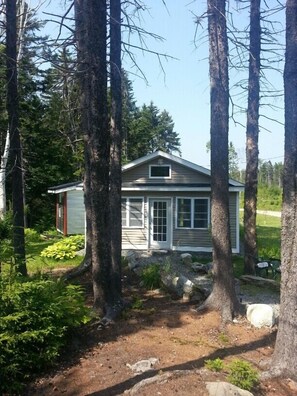 We are secluded from the main road but have open space to relax outside